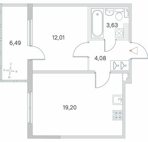 41 м², 1-комнатная квартира 7 600 000 ₽ - изображение 93