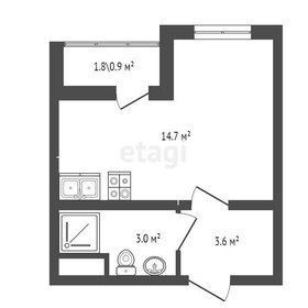 Квартира 22,2 м², студия - изображение 1