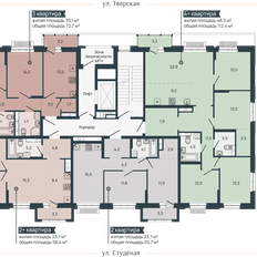 Квартира 58,4 м², 2-комнатная - изображение 4