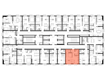 33,9 м², 1-комнатная квартира 8 000 000 ₽ - изображение 53