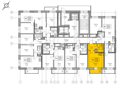 64,3 м², 3-комнатная квартира 7 200 000 ₽ - изображение 23