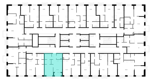 Квартира 35,1 м², 1-комнатная - изображение 2