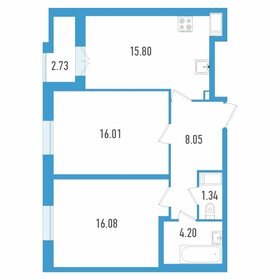 34 м², 1-комнатная квартира 6 349 999 ₽ - изображение 85