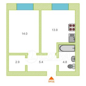 Квартира 41,1 м², 1-комнатная - изображение 2