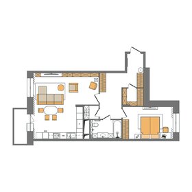 51,6 м², 2-комнатная квартира 4 300 000 ₽ - изображение 129