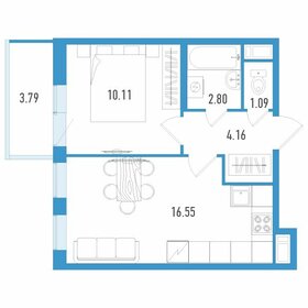 35,9 м², 1-комнатная квартира 5 556 750 ₽ - изображение 13