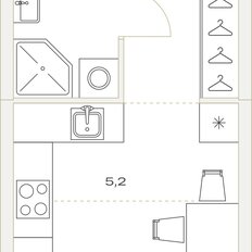 Квартира 25,2 м², студия - изображение 2