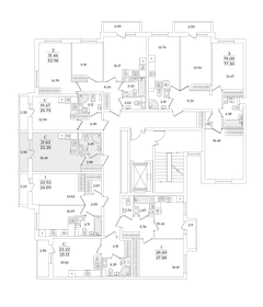 26,9 м², квартира-студия 5 800 000 ₽ - изображение 87