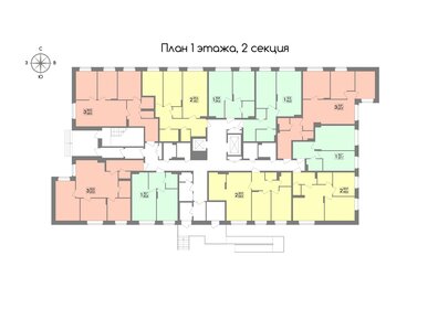 34,3 м², 1-комнатная квартира 3 258 500 ₽ - изображение 26