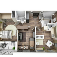 Квартира 58,4 м², 2-комнатная - изображение 3
