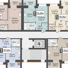 Квартира 37,7 м², 1-комнатная - изображение 3