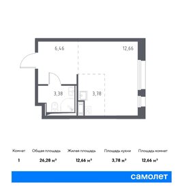 28,2 м², квартира-студия 4 653 000 ₽ - изображение 9