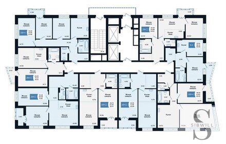 Квартира 53,6 м², 1-комнатная - изображение 2