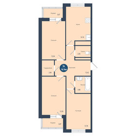 80 м², 3-комнатная квартира 8 000 000 ₽ - изображение 69