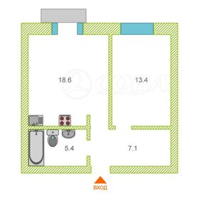 Квартира 40 м², 1-комнатная - изображение 1