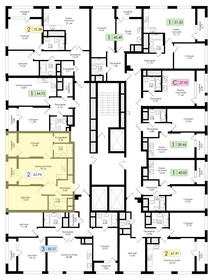 Квартира 62,9 м², 2-комнатная - изображение 2