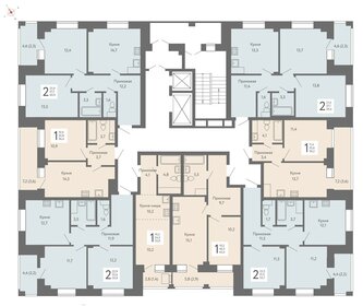 Квартира 55,8 м², 2-комнатная - изображение 1