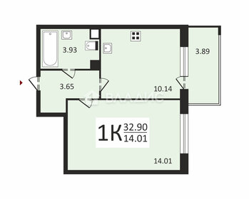 36 м², 1-комнатная квартира 7 150 000 ₽ - изображение 103