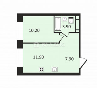 31,5 м², 1-комнатные апартаменты 6 100 000 ₽ - изображение 30