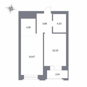 38 м², квартира-студия 8 500 000 ₽ - изображение 83