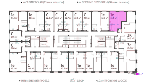 30,5 м², 1-комнатная квартира 10 990 000 ₽ - изображение 109