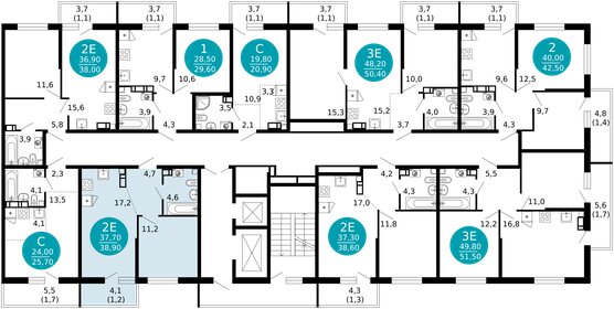 39,7 м², 1-комнатная квартира 15 000 000 ₽ - изображение 33