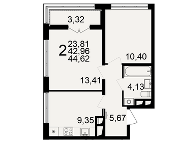 62 м², 3-комнатная квартира 3 149 000 ₽ - изображение 94