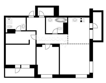 Квартира 87,3 м², 3-комнатная - изображение 1