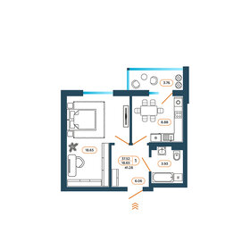 42 м², 1-комнатная квартира 4 332 180 ₽ - изображение 41
