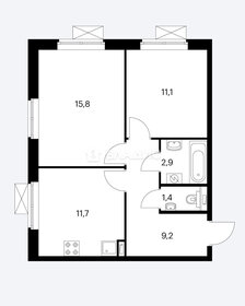 Квартира 52,1 м², 2-комнатная - изображение 1