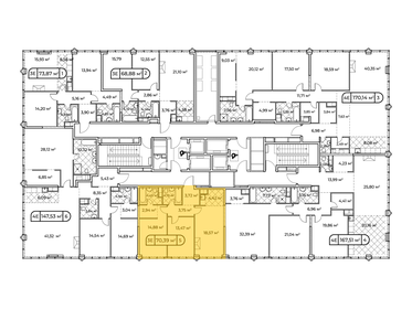 90 м², 2-комнатная квартира 56 700 000 ₽ - изображение 170