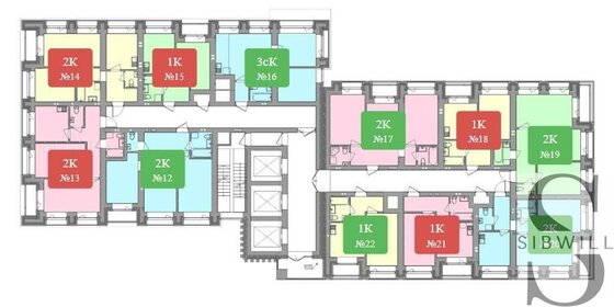 44,8 м², 2-комнатная квартира 6 350 000 ₽ - изображение 93