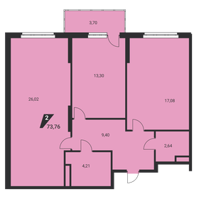 73,9 м², 2-комнатная квартира 10 823 921 ₽ - изображение 25