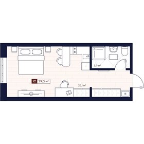 32,4 м², квартира-студия 3 150 000 ₽ - изображение 69