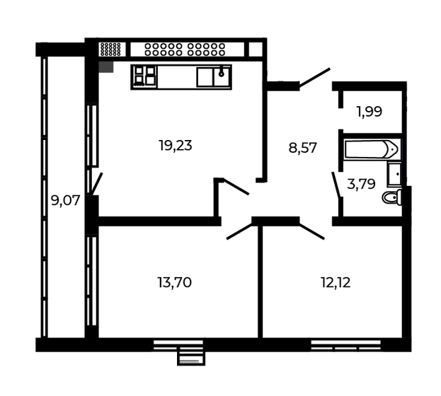 63,9 м², 2-комнатная квартира 8 793 764 ₽ - изображение 1