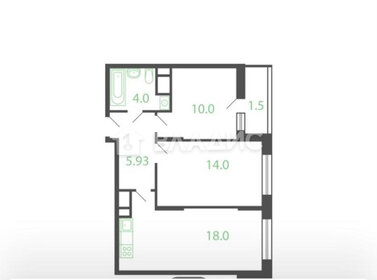 52 м², 2-комнатная квартира 8 916 180 ₽ - изображение 6