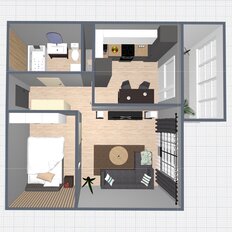 Квартира 41,9 м², 2-комнатная - изображение 3