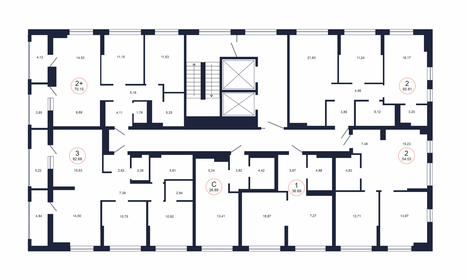 52,2 м², 1-комнатная квартира 4 932 900 ₽ - изображение 36