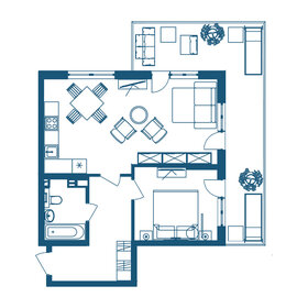 75,4 м², 2-комнатные апартаменты 24 145 942 ₽ - изображение 91