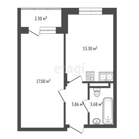 Квартира 39 м², 1-комнатная - изображение 1