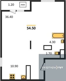 76 м², 1-комнатная квартира 7 000 000 ₽ - изображение 21