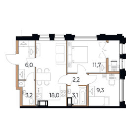 59,5 м², 2-комнатная квартира 5 450 000 ₽ - изображение 91