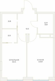 41,2 м², 1-комнатная квартира 9 363 105 ₽ - изображение 25