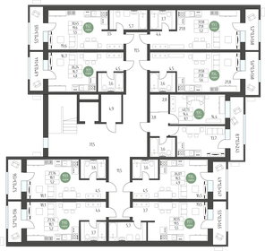 46,4 м², 1-комнатная квартира 5 865 120 ₽ - изображение 18