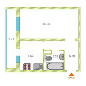 Квартира 38,9 м², 1-комнатная - изображение 1