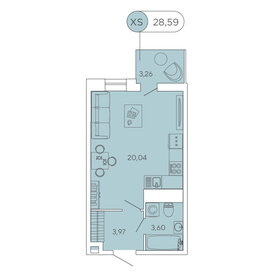 28,5 м², квартира-студия 4 850 000 ₽ - изображение 62