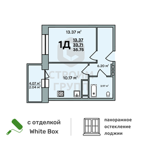 49,9 м², 1-комнатная квартира 4 125 375 ₽ - изображение 75