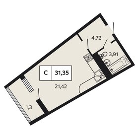 17,5 м², квартира-студия 4 000 000 ₽ - изображение 68