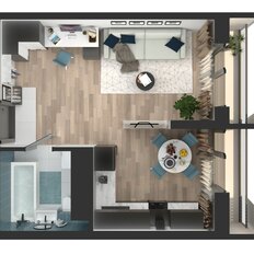 Квартира 35,5 м², 1-комнатная - изображение 4