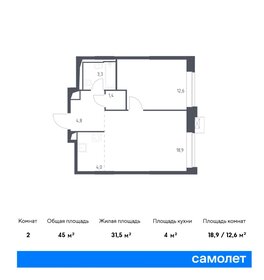 41,9 м², 1-комнатные апартаменты 16 890 268 ₽ - изображение 7